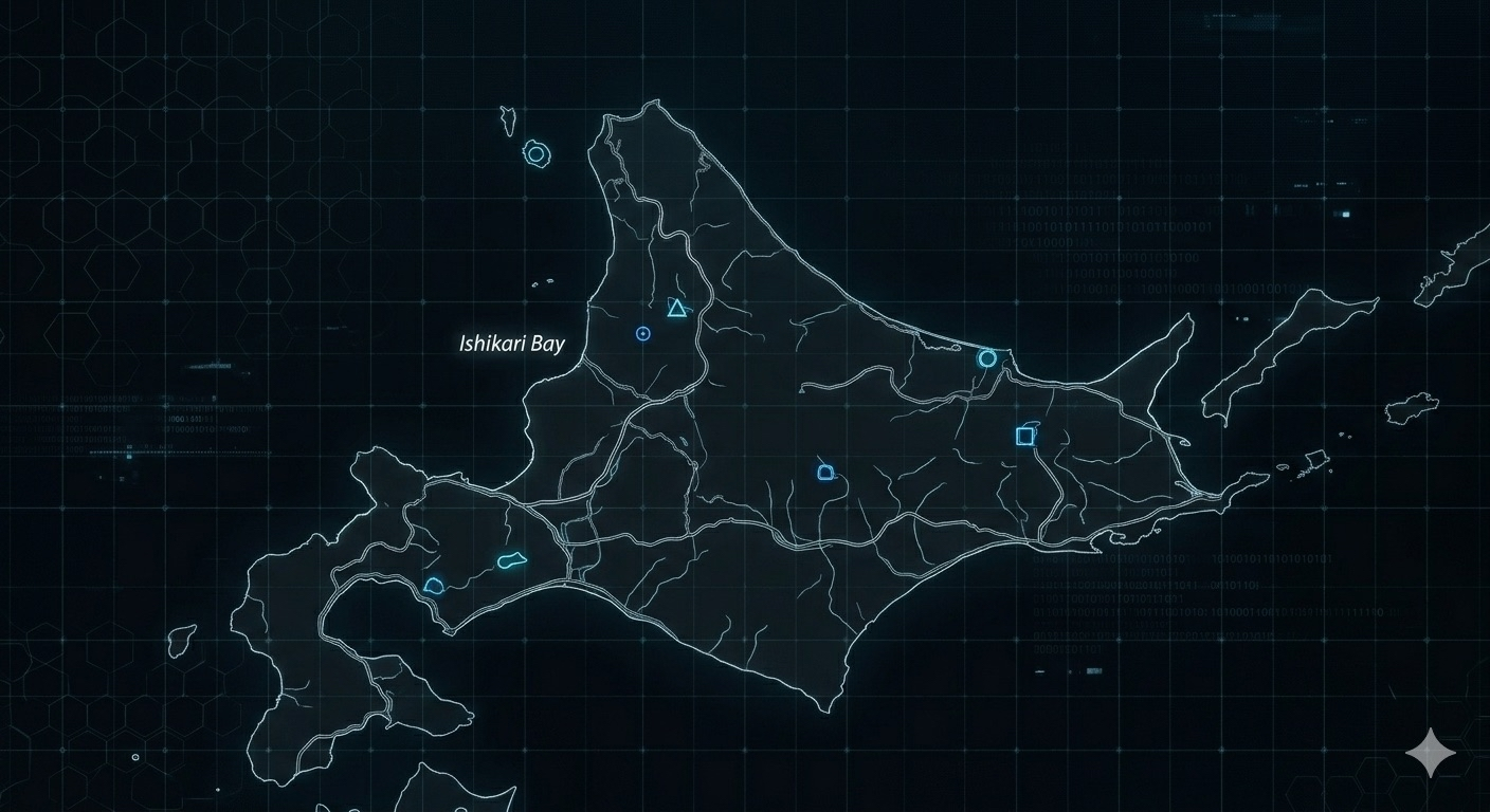 Hokkaido resort map